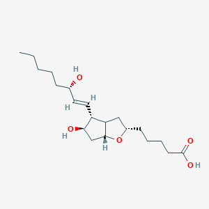 molecular formula C20H34O5 B161047 5,6Beta-Dihydro PGI2 CAS No. 62770-50-7