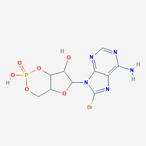 molecular formula C10H11BrN5O6P B161051 Bcamp CAS No. 23583-48-4