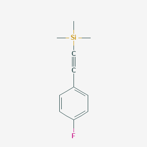 molecular formula C11H13FSi B161052 (4-氟苯乙炔基)三甲基硅烷 CAS No. 130995-12-9