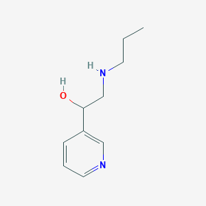 B1610522 2-(Propylamino)-1-(pyridin-3-yl)ethanol CAS No. 91800-29-2