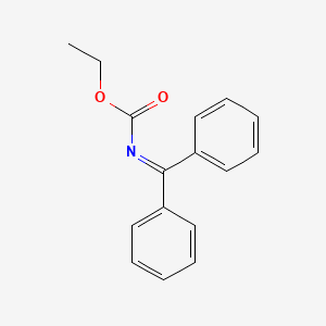 molecular formula C16H15NO2 B1610538 Ethyl diphenylmethylenecarbamate CAS No. 25290-49-7