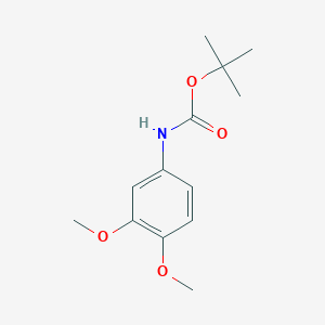 molecular formula C13H19NO4 B1610551 Tert-butyl (3,4-dimethoxyphenyl)carbamate CAS No. 102421-43-2
