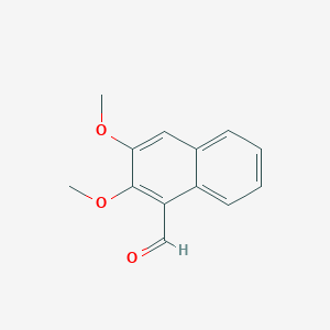 molecular formula C13H12O3 B1610557 2,3-Dimethoxy-1-naphthaldehyde CAS No. 56252-09-6