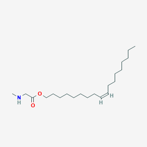 molecular formula C21H41NO2 B161056 9-Octadecenyl (Z)-N-methylaminoacetate CAS No. 10025-06-6