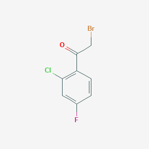 molecular formula C8H5BrClFO B1610587 2-氯-4-氟苯乙酰溴 CAS No. 61397-54-4