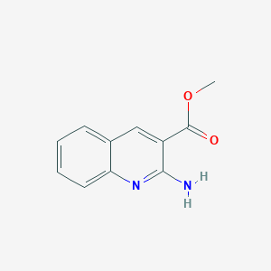 molecular formula C11H10N2O2 B1610588 Methyl 2-aminoquinoline-3-carboxylate CAS No. 75353-50-3