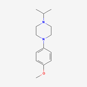 molecular formula C14H22N2O B1610592 4-(4-Methoxyphenyl)-1-(1-methylethyl)piperazine CAS No. 84499-46-7