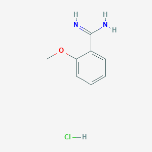 molecular formula C8H11ClN2O B1610609 2-メトキシベンズアミジン CAS No. 51818-19-0