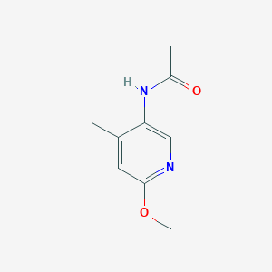 molecular formula C9H12N2O2 B1610619 N-(6-Methoxy-4-methylpyridin-3-yl)acetamide CAS No. 76013-32-6
