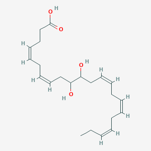 molecular formula C22H34O4 B161062 (+/-)-10,11-dihydroxy-4Z,7Z,13Z,16Z,19Z-docosapentaenoic acid CAS No. 1345275-22-0