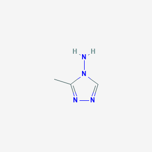 molecular formula C3H7ClN4 B1610634 3-甲基-4H-1,2,4-三唑-4-胺 CAS No. 26601-17-2