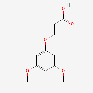 molecular formula C11H14O5 B1610640 3-(3,5-二甲氧基苯氧基)丙酸 CAS No. 854678-45-8