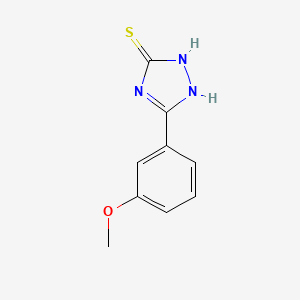 molecular formula C9H9N3OS B1610642 5-(3-甲氧基苯基)-4H-1,2,4-三唑-3-硫醇 CAS No. 419540-45-7
