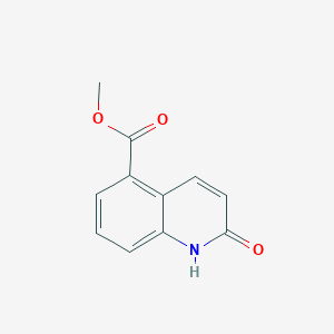 molecular formula C11H9NO3 B1610648 2-氧代-1,2-二氢喹啉-5-羧酸甲酯 CAS No. 70758-34-8