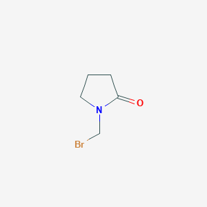 molecular formula C5H8BrNO B1610671 1-(Bromomethyl)pyrrolidin-2-one CAS No. 93287-12-8
