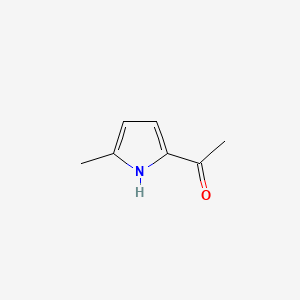 molecular formula C7H9NO B1610672 1-(5-甲基-1H-吡咯-2-基)乙酮 CAS No. 6982-72-5