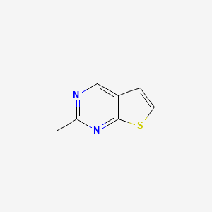 molecular formula C7H6N2S B1610683 2-Methylthieno[2,3-d]pyrimidine CAS No. 56844-01-0