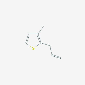 molecular formula C8H10S B1610692 3-(3-甲基-2-噻吩基)-1-丙烯 CAS No. 99727-96-5