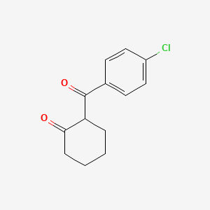 B1610707 2-(4-Chlorobenzoyl)cyclohexanone CAS No. 38968-76-2