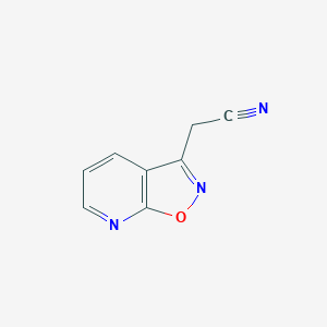 B1610712 Isoxazolo[5,4-B]pyridine-3-acetonitrile CAS No. 58035-53-3
