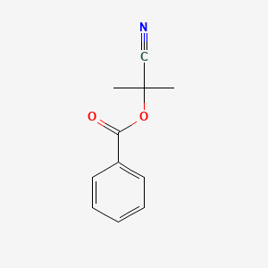 molecular formula C11H11NO2 B1610765 2-Cyanopropan-2-YL benzoate CAS No. 32379-42-3