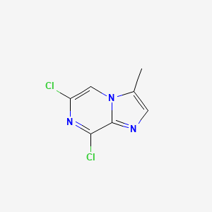 molecular formula C7H5Cl2N3 B1610779 6,8-Dichloro-3-methylimidazo[1,2-a]pyrazine CAS No. 84066-16-0