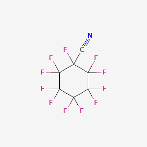 molecular formula C7F11N B1610790 ペルフルオロシクロヘキサンカルボニトリル CAS No. 51579-56-7