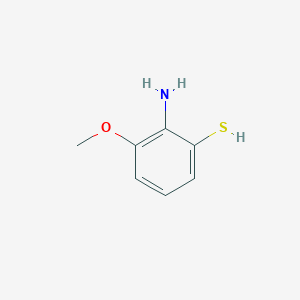 molecular formula C7H9NOS B1610791 2-Amino-3-methoxybenzenethiol CAS No. 73931-64-3