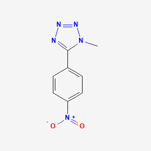molecular formula C8H7N5O2 B1610792 1-Methyl-5-(4-nitrophenyl)-1H-tetrazole CAS No. 20743-51-5