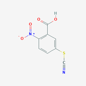 molecular formula C8H4N2O4S B161080 2-硝基-5-硫氰基苯甲酸 CAS No. 30211-77-9