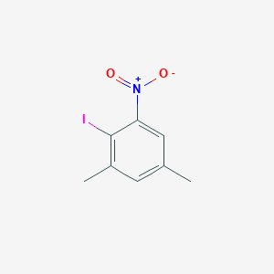 molecular formula C8H8INO2 B1610802 1-碘-2,4-二甲基-6-硝基苯 CAS No. 593255-20-0