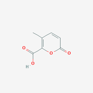molecular formula C7H6O4 B1610803 5-Methyl-2-oxo-2H-pyran-6-carboxylic acid CAS No. 3060-42-2