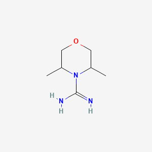 molecular formula C7H15N3O B1610814 3,5-Dimethylmorpholine-4-carboximidamide CAS No. 108641-44-7