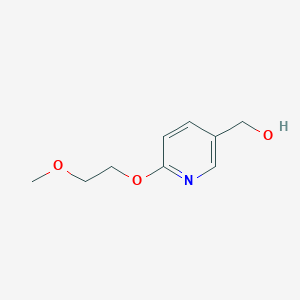 molecular formula C9H13NO3 B1610815 [6-(2-Methoxyethoxy)pyridin-3-yl]methanol CAS No. 405103-53-9