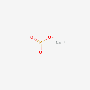 molecular formula CaO3P+ B1610822 Phosphonic acid, calcium salt (1:1) CAS No. 21056-98-4