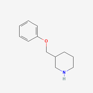 molecular formula C12H17NO B1610827 3-(Phenoxymethyl)piperidine CAS No. 405059-85-0