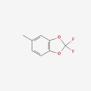 molecular formula C8H6F2O2 B1610886 2,2-Difluoro-5-methylbenzo[d][1,3]dioxole CAS No. 68119-29-9