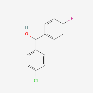 molecular formula C13H10ClFO B1610911 (4-氯苯基)(4-氟苯基)甲醇 CAS No. 2795-76-8