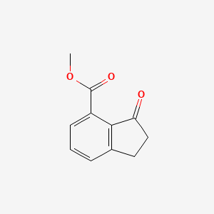 molecular formula C11H10O3 B1610933 methyl 3-oxo-2,3-dihydro-1H-indene-4-carboxylate CAS No. 71005-11-3