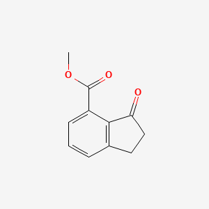 molecular formula C11H10O3 B1610933 3-oxo-2,3-dihydro-1H-indène-4-carboxylate de méthyle CAS No. 71005-11-3