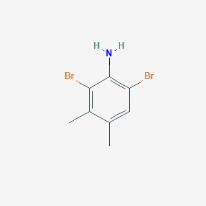 molecular formula C8H9Br2N B1610940 2,6-Dibromo-3,4-dimethylaniline CAS No. 80948-77-2