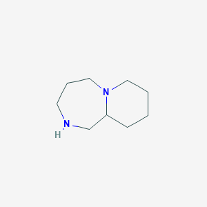 molecular formula C9H18N2 B1610949 Decahydropyrido[1,2-a][1,4]diazepine CAS No. 71515-82-7
