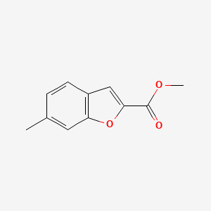 molecular formula C11H10O3 B1610950 Methyl 6-methylbenzofuran-2-carboxylate CAS No. 82788-37-2