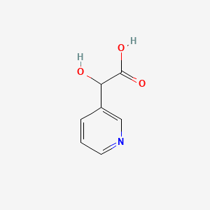 molecular formula C7H7NO3 B1610951 Acide alpha-hydroxypyridine-3-acétique CAS No. 49769-60-0