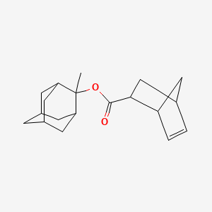 molecular formula C19H26O2 B1610955 2-Methyladamantan-2-yl bicyclo[2.2.1]hept-5-ene-2-carboxylate CAS No. 328087-85-0