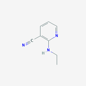 molecular formula C8H9N3 B1610959 2-(乙氨基)烟腈 CAS No. 52583-89-8