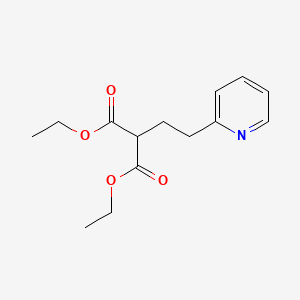molecular formula C14H19NO4 B1610960 Diethyl [2-(pyridin-2-yl)ethyl]propanedioate CAS No. 84199-92-8