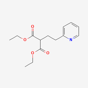 B1610960 Diethyl [2-(pyridin-2-yl)ethyl]propanedioate CAS No. 84199-92-8