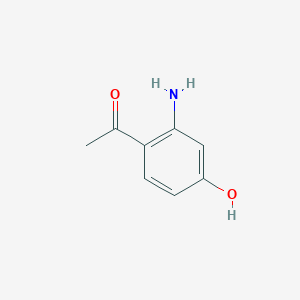 molecular formula C8H9NO2 B1610972 1-(2-氨基-4-羟基苯基)乙酮 CAS No. 90033-64-0