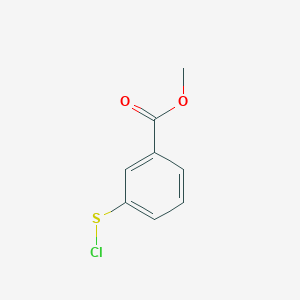 B1610988 Benzoic acid, 3-(chlorothio)-, methyl ester CAS No. 88489-85-4